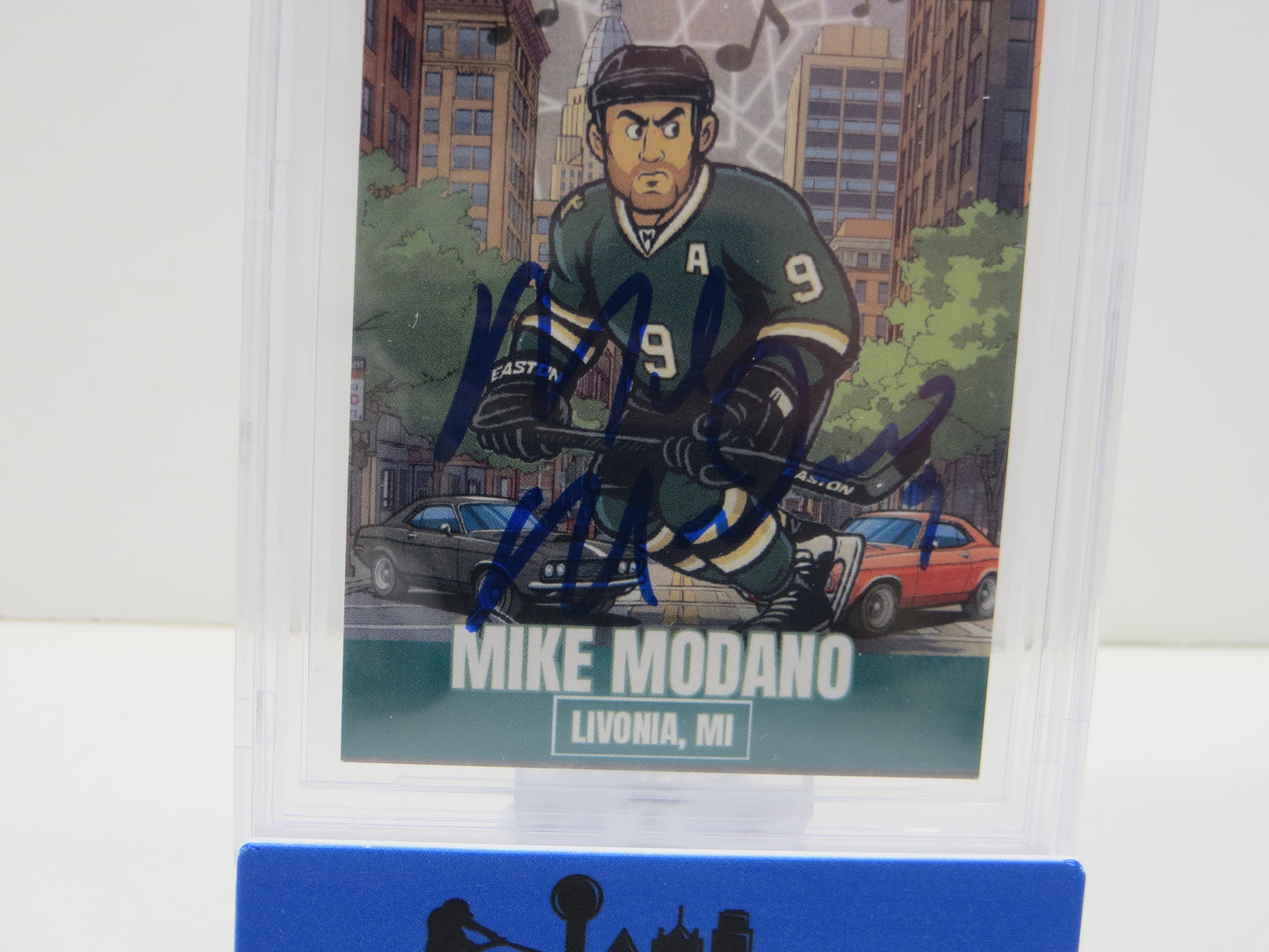 2025 NOVEMBER DALLAS CARD SHOW #1 MIKE MODANO BECKETT WITNESSED AUTHENTIC AUTO 10