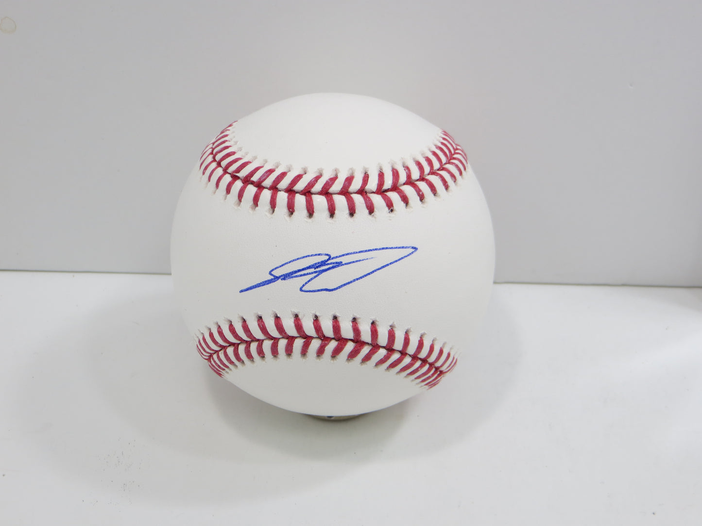 SEBASTIAN WALCOTT TEXAS RANGERS SIGNED RAWLINGS OML BASEBALL BAS COA