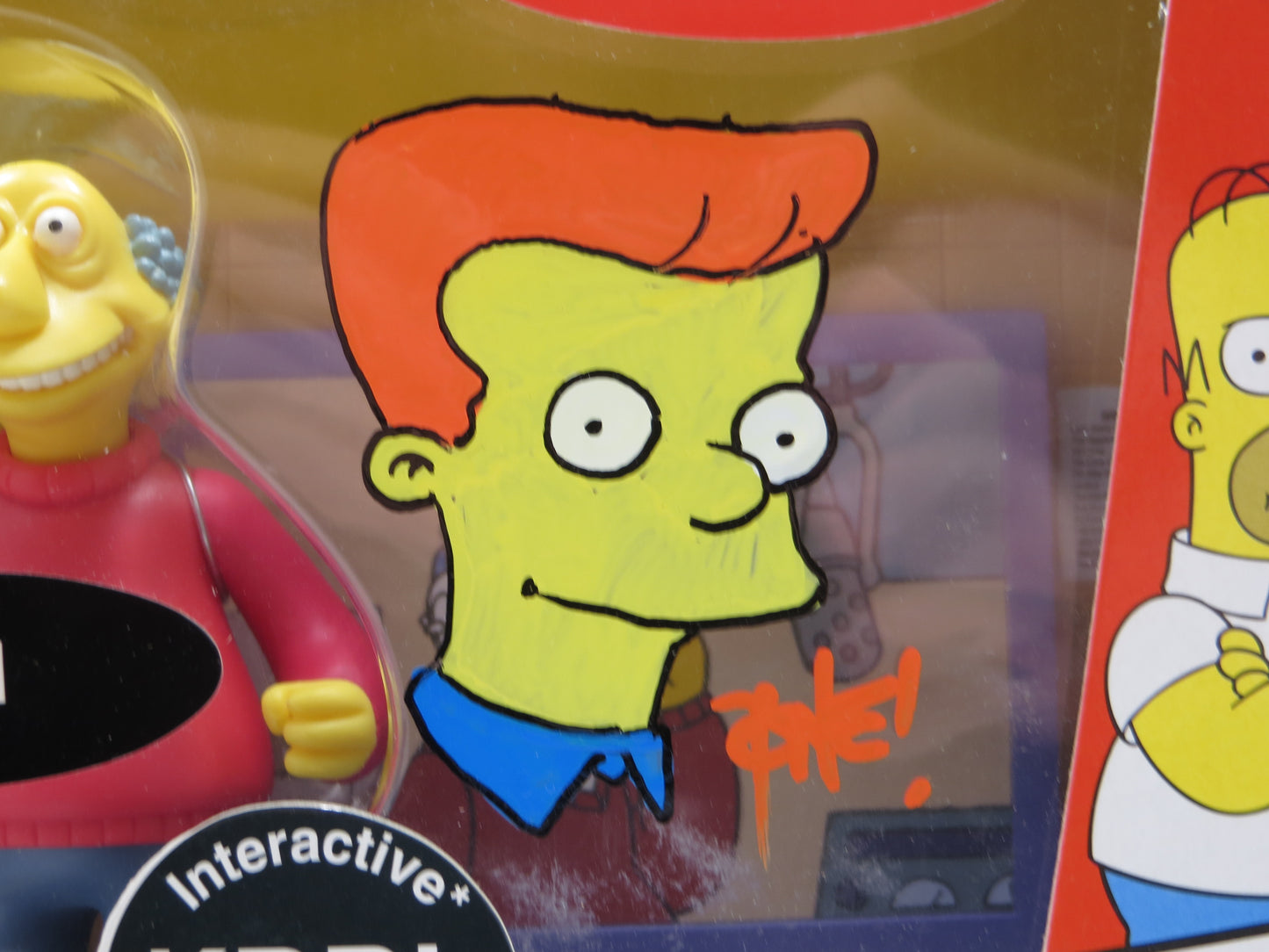 TONE RODRIGUEZ SIGNED SKETCHED KBBL - Marty SIMPSONS FIGURINE