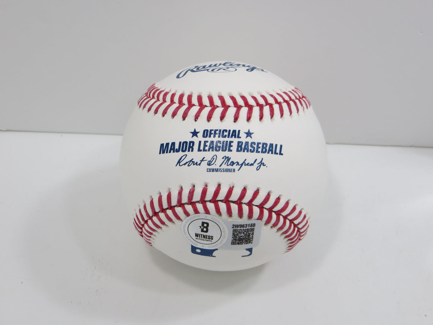 SEBASTIAN WALCOTT TEXAS RANGERS SIGNED RAWLINGS OML BASEBALL BAS COA