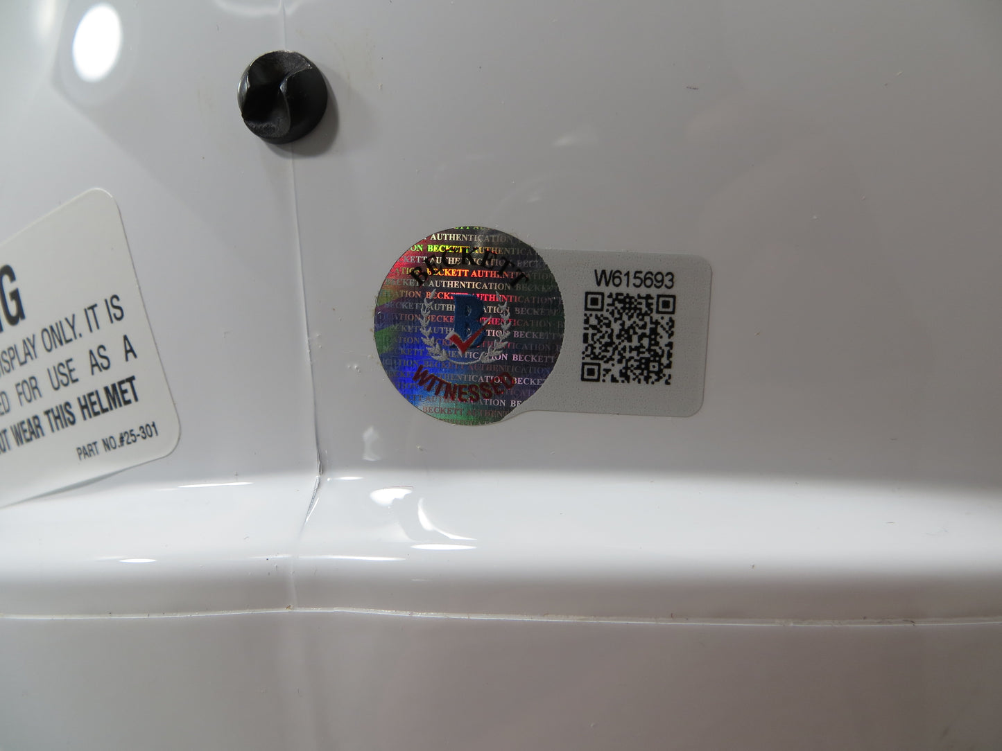 JOHNNY MANZIEL SIGNED TEXAS A&M AGGIES FULL SIZE White HELMET w/MONEY BAS