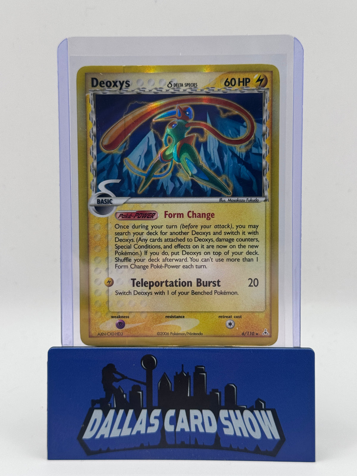 2006 Pokemon - Deoxys (Holo) - 6/110 EX Holon Phantoms HP
