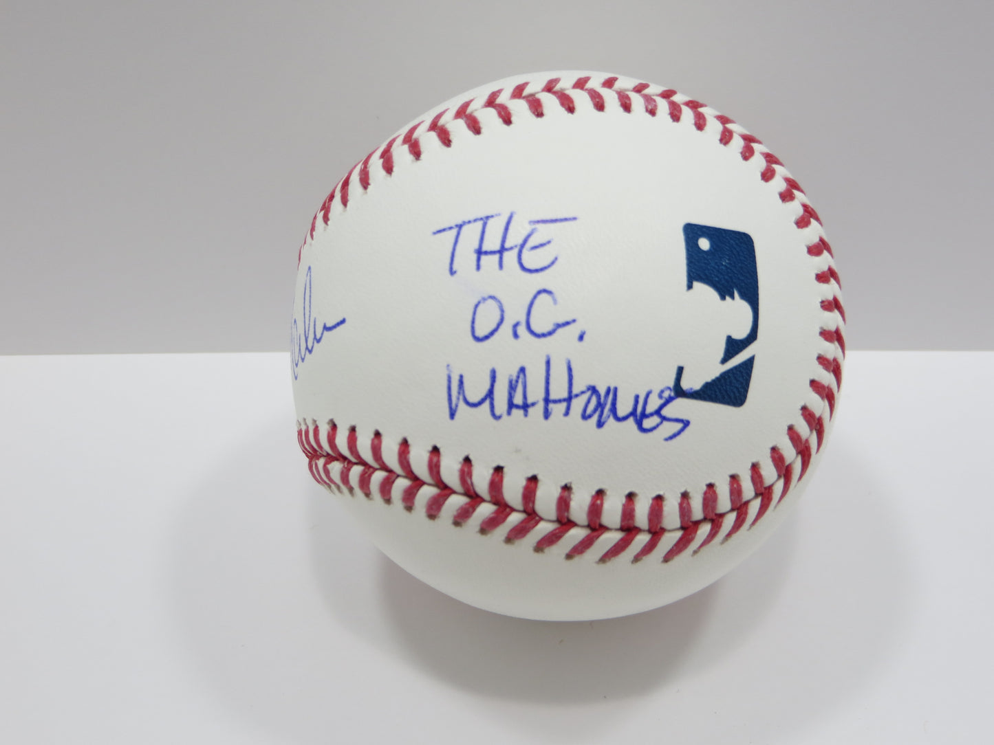 PAT PATRICK MAHOMES SR SIGNED OML BASEBALL Twins w/OG WHO'S YR DADDY BAS