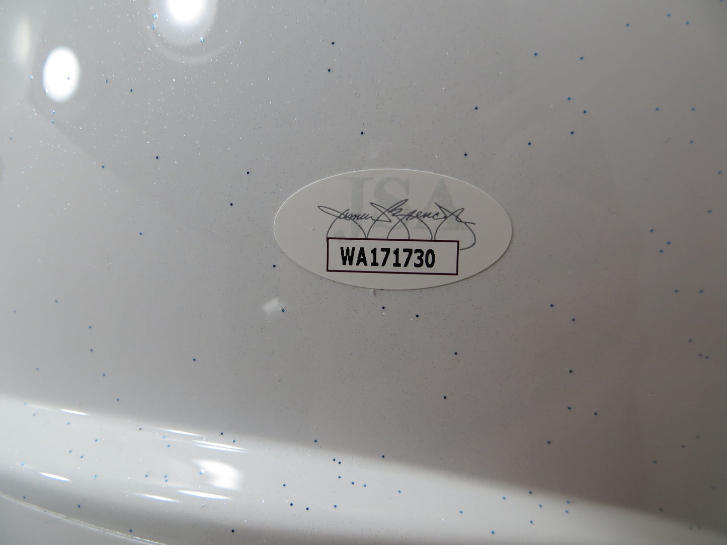 BOB LILLY SIGNED TCU HORNED FROGS WHITE #72 FULL SIZE HELMET w/MULTI INSCs JSA