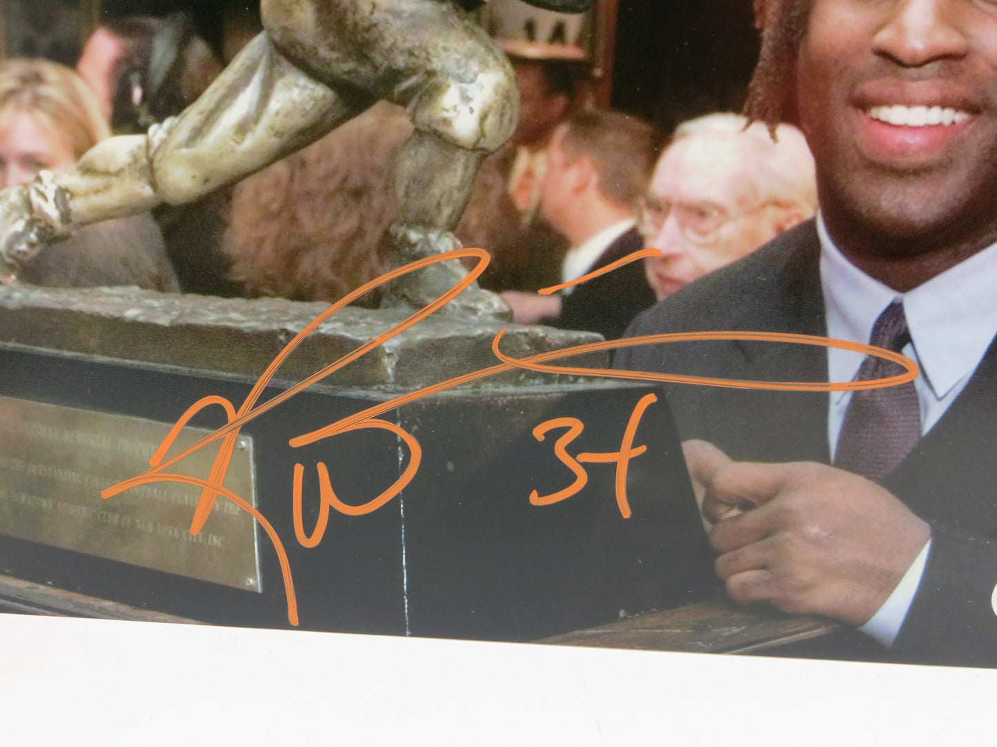 RICKY WILLIAMS TEXAS LONGHORNS SIGNED 8x10 PHOTO HeismanTrophy BAS