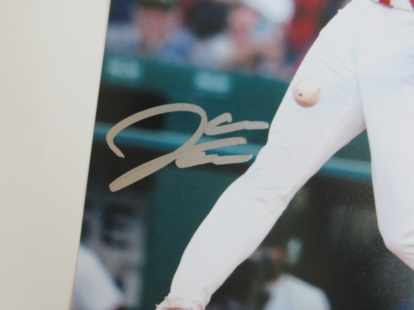 JAMES WOOD WASHINGTON NATIONALS SIGNED 8x10 PHOTO Home Uniform BAS