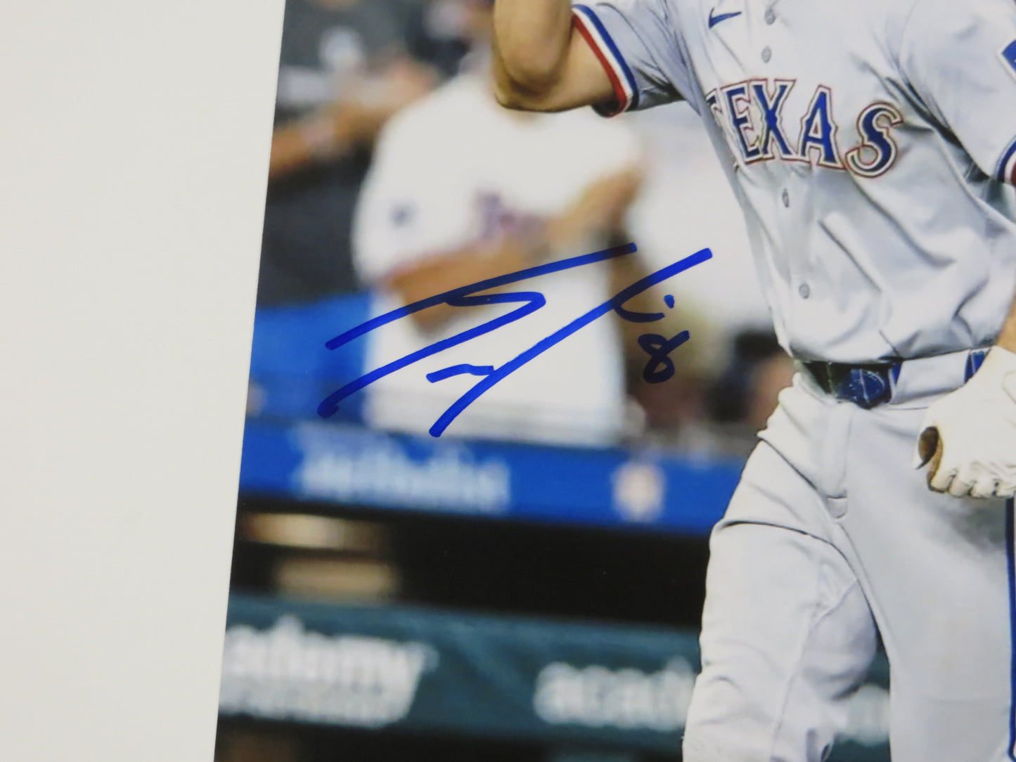 JOSH SMITH TEXAS RANGERS SIGNED 8x10 PHOTO Home Run LSU Tigers BAS COA