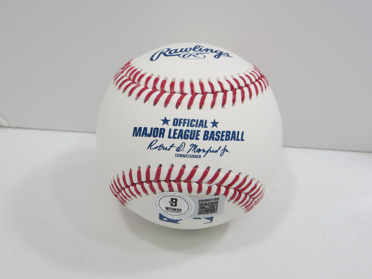 SEBASTIAN WALCOTT TEXAS RANGERS SIGNED RAWLINGS OML BASEBALL BAS COA