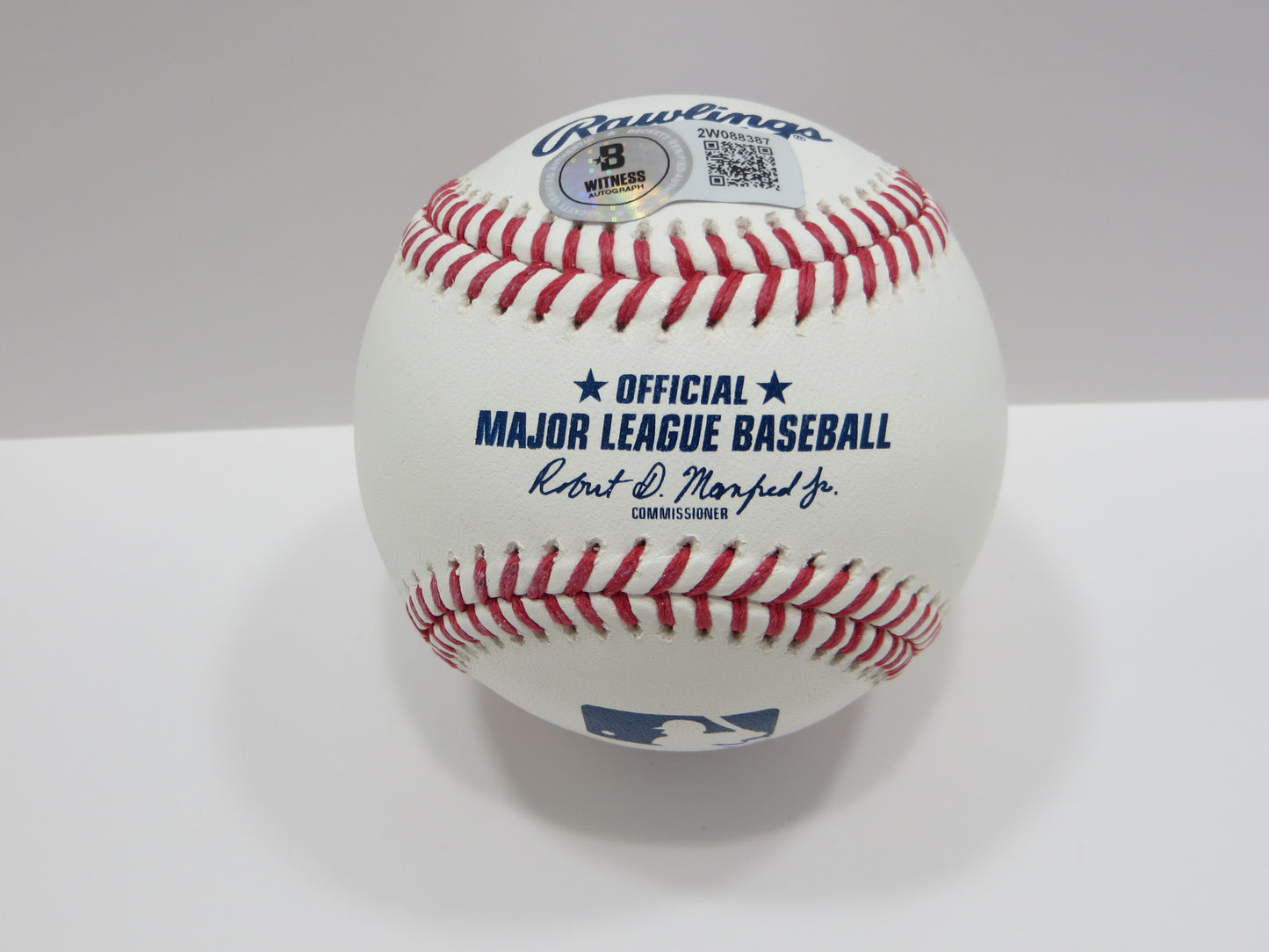 PAT PATRICK MAHOMES SR SIGNED OML BASEBALL Twins w/OG WHO'S YR DADDY BAS