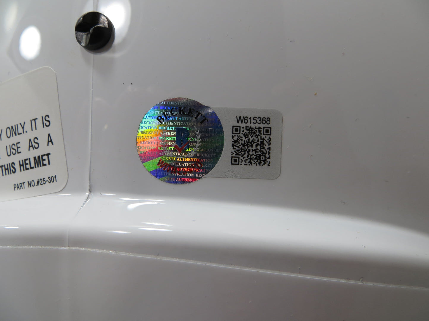 JOHNNY MANZIEL SIGNED TEXAS A&M AGGIES FULL SIZE White HELMET w/JOHNNYFB BAS