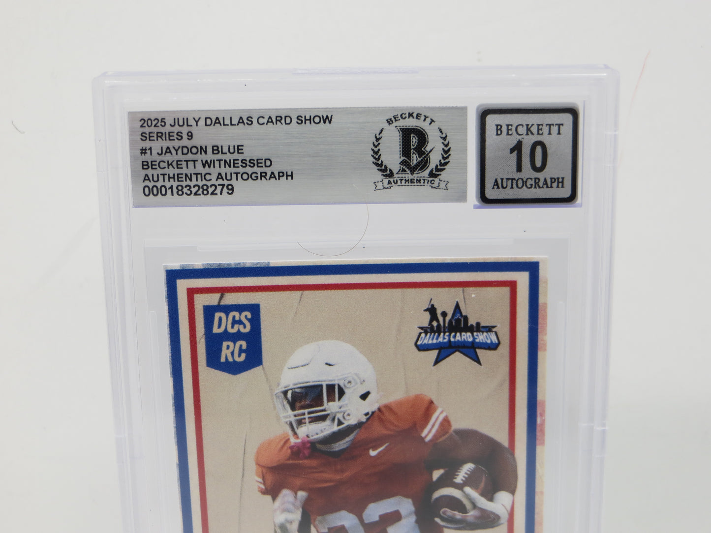 2025 Dallas Card Show Series 9 JAYDON BLUE SIGNED Dallas Cowboys BGS 10 Auto