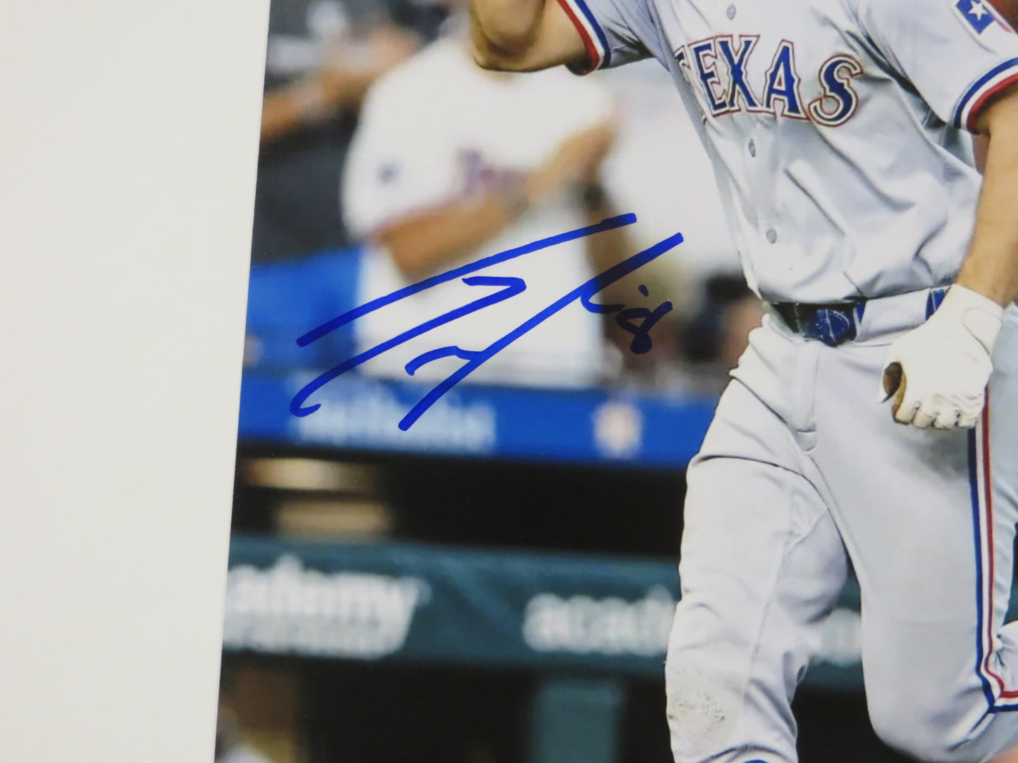 JOSH SMITH TEXAS RANGERS SIGNED 8x10 PHOTO Home Run LSU Tigers BAS COA