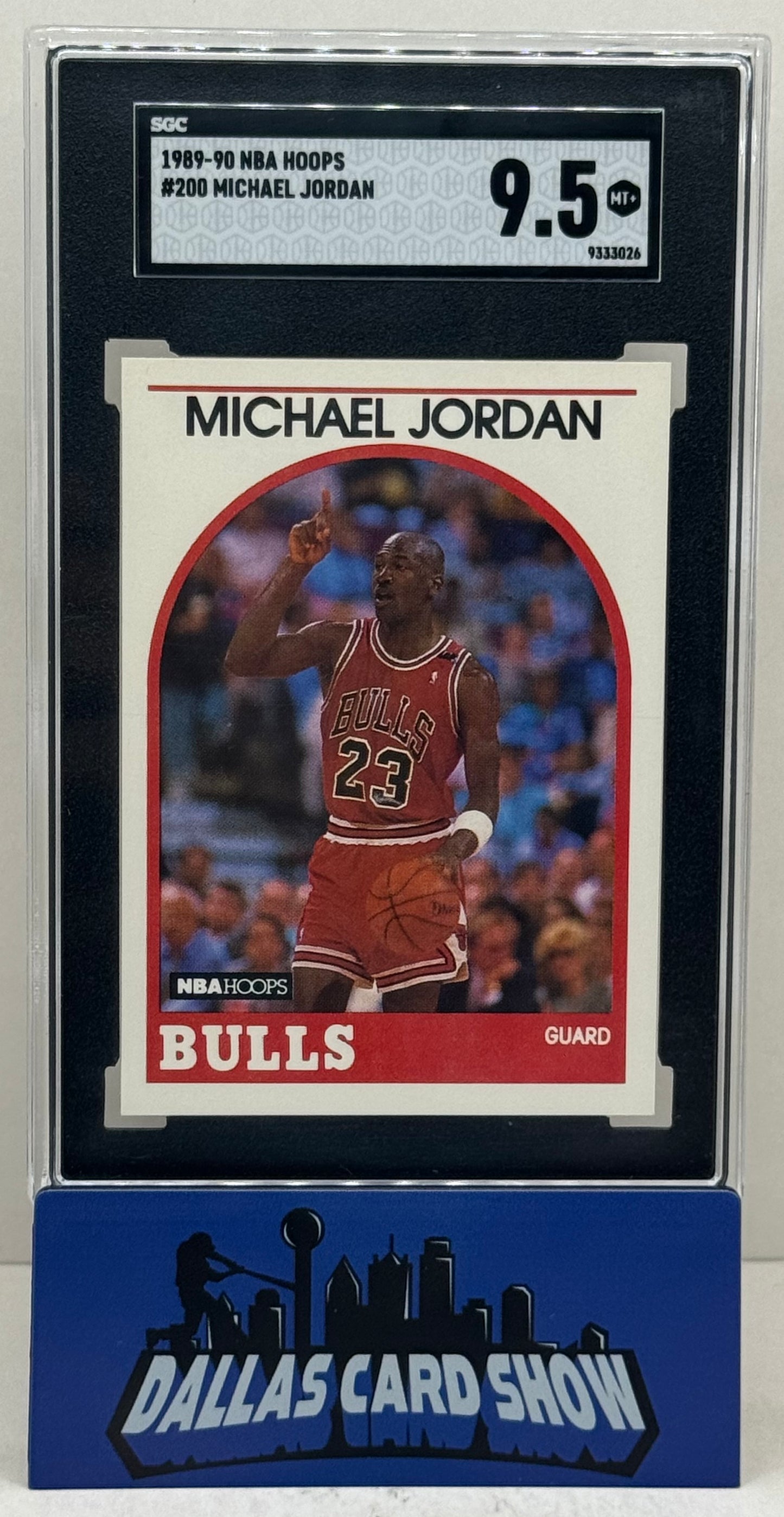 1989-90 NBA Hoops #200 Michael Jordan SGC 9.5