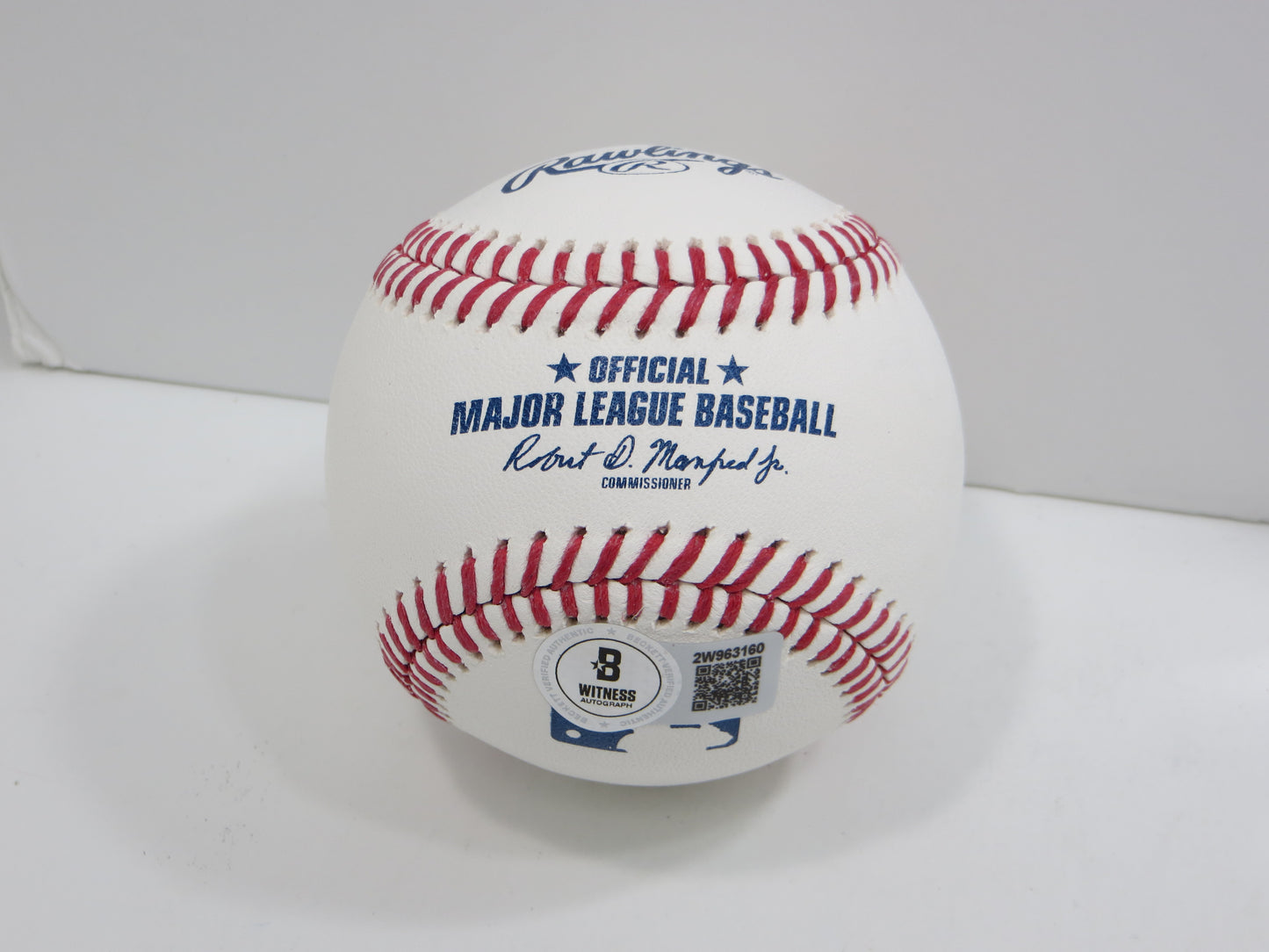 SEBASTIAN WALCOTT TEXAS RANGERS SIGNED RAWLINGS OML BASEBALL BAS COA