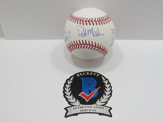 PAT PATRICK MAHOMES SR SIGNED OML BASEBALL Twins w/OG WHO'S YR DADDY BAS