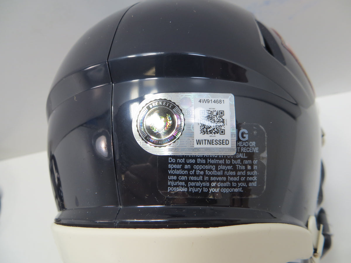 MIKE SINGLETARY CHICAGO BEARS SIGNED MINI HELMET w/HOF98 Baylor BAS