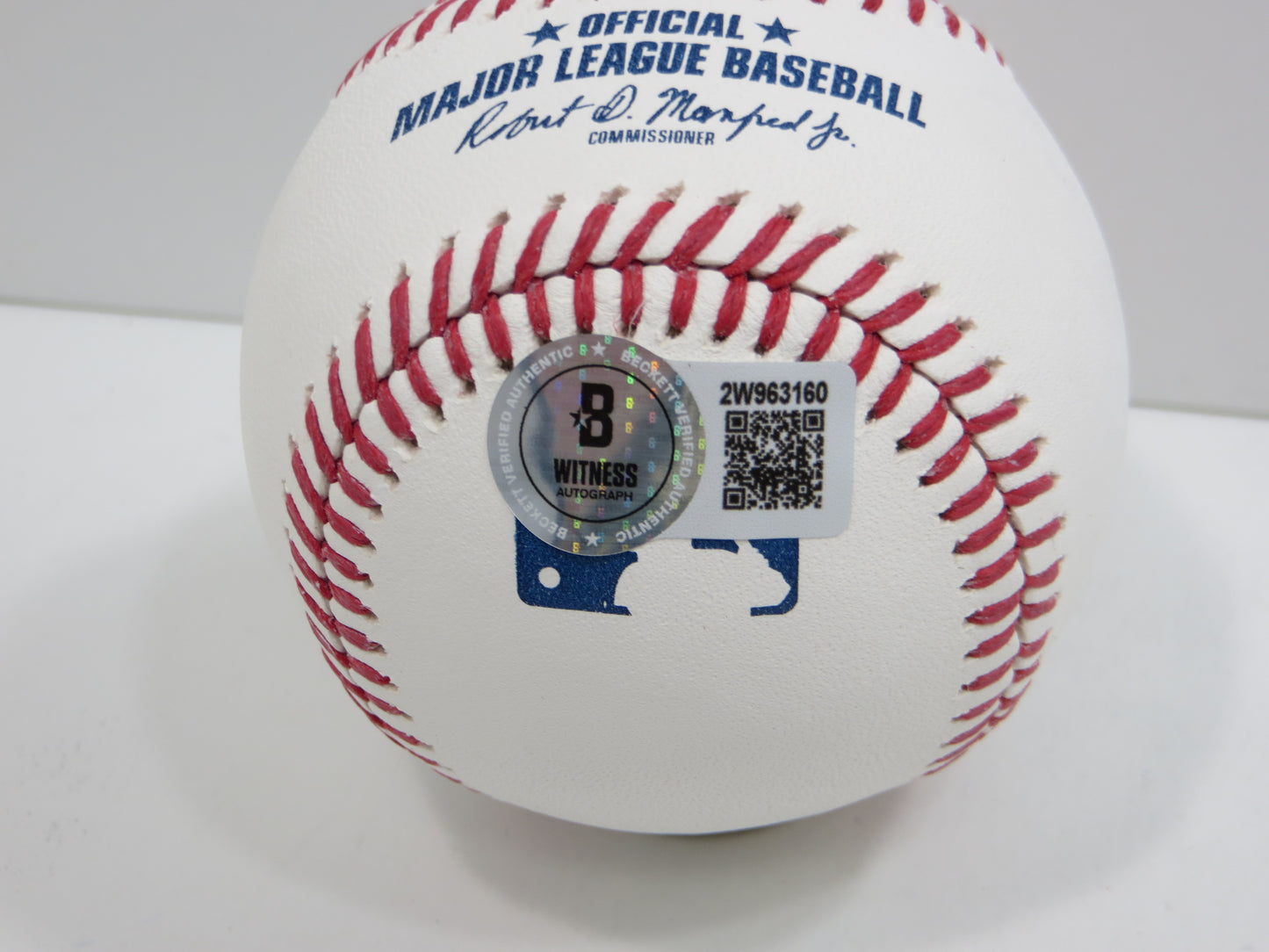 SEBASTIAN WALCOTT TEXAS RANGERS SIGNED RAWLINGS OML BASEBALL BAS COA