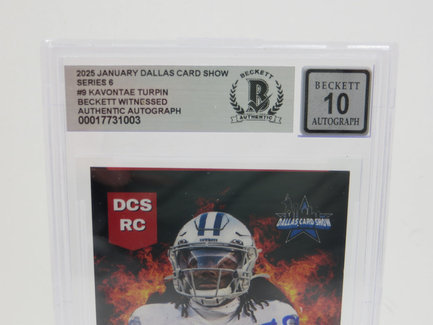 2025 JANUARY DCS SERIES 6 #9 KAVONTAE TURPIN BGS 10 AUTO