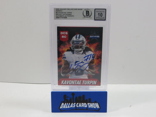 2025 JANUARY DCS SERIES 6 #9 KAVONTAE TURPIN BGS 10 AUTO