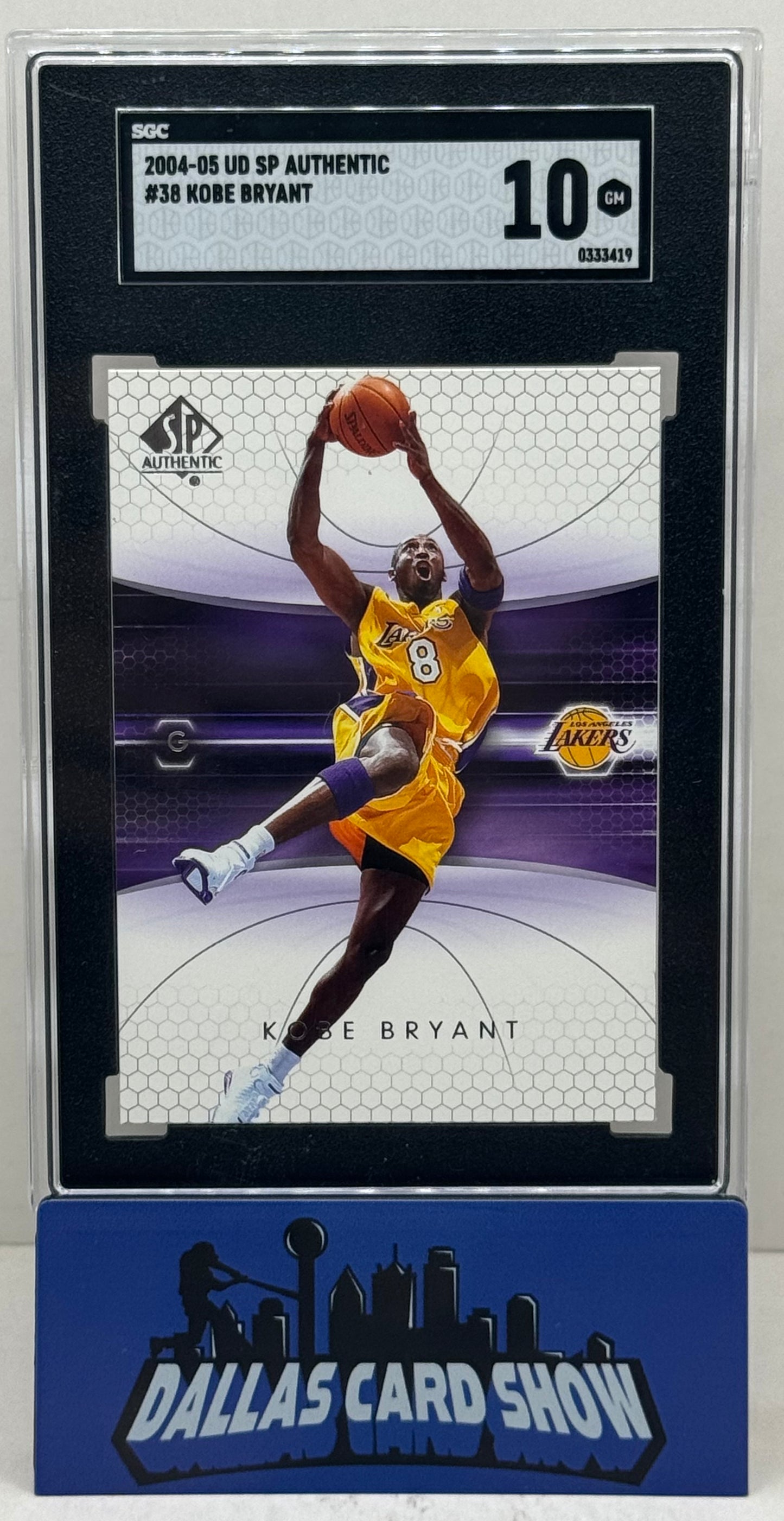 2004-05 Upper Deck SP Authentics #38 Kobe Bryant SGC 10