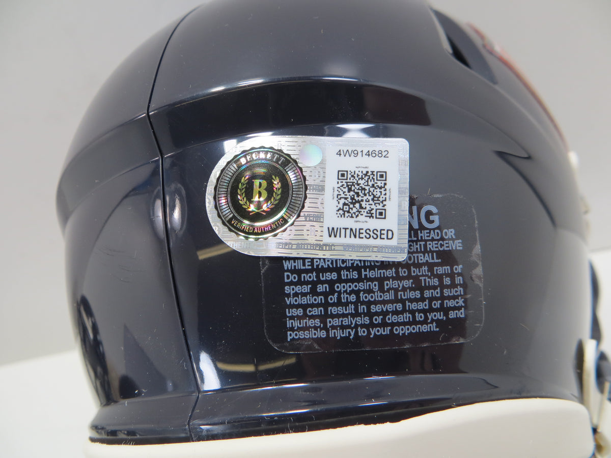 MIKE SINGLETARY CHICAGO BEARS SIGNED MINI HELMET w/HOF98 Baylor BAS