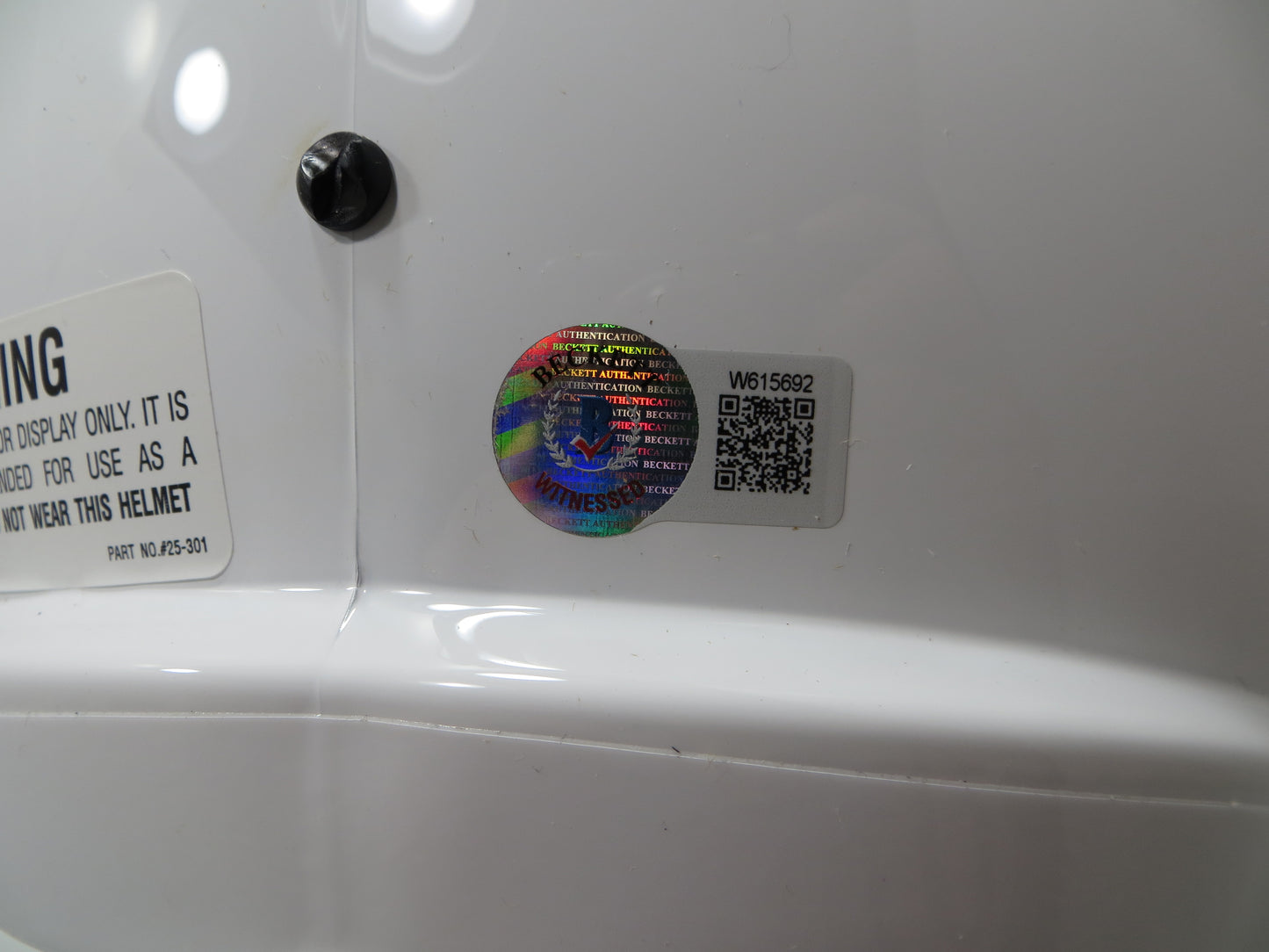 JOHNNY MANZIEL SIGNED TEXAS A&M AGGIES FULL SIZE White HELMET w/JOHNNYFB BAS