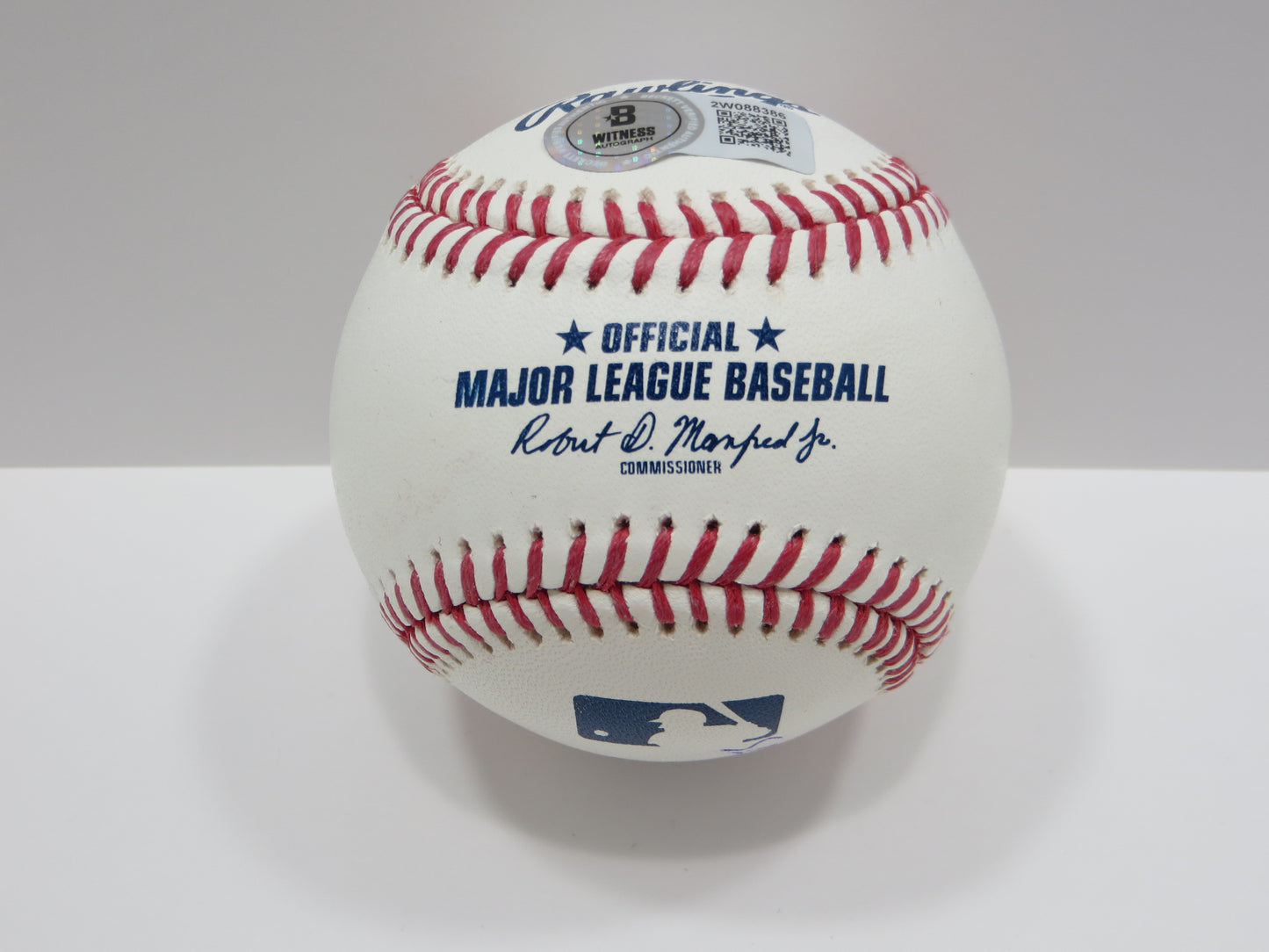 PAT PATRICK MAHOMES SR SIGNED OML BASEBALL Twins w/OG WHO'S YR DADDY BAS