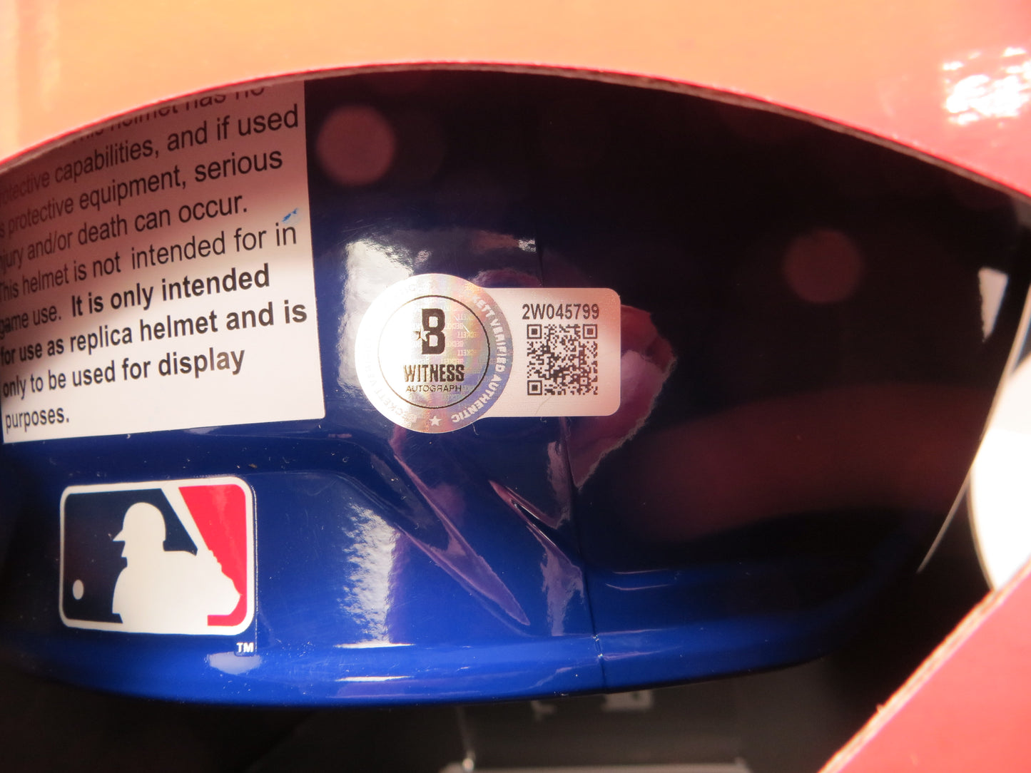 ADRIAN BELTRE SIGNED FULL SIZE TEXAS RANGERS BATTING HELMET w/8 STATs BAS COA