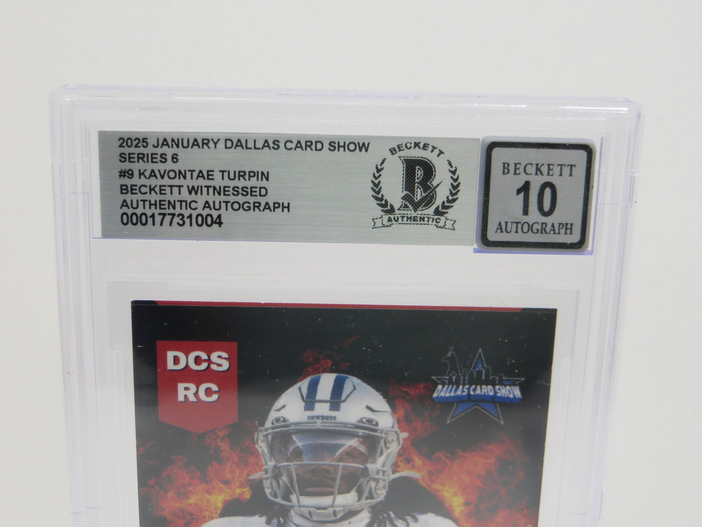 2025 JANUARY DCS SERIES 6 #9 KAVONTAE TURPIN BGS 10 AUTO