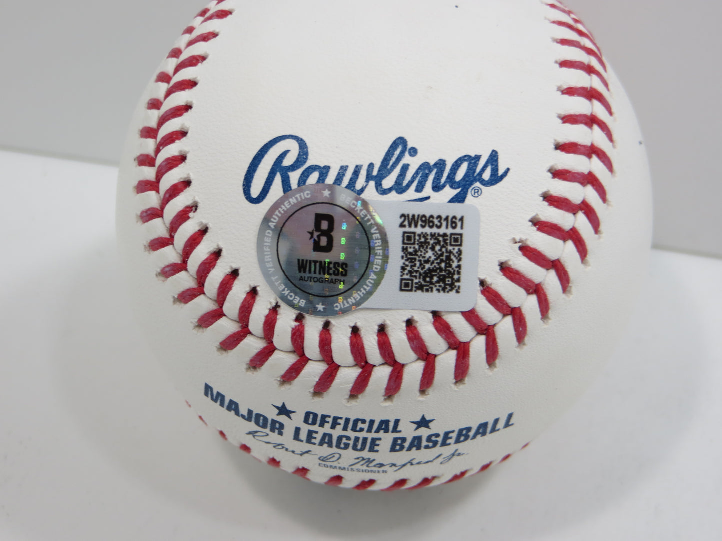 SEBASTIAN WALCOTT TEXAS RANGERS SIGNED RAWLINGS OML BASEBALL BAS COA