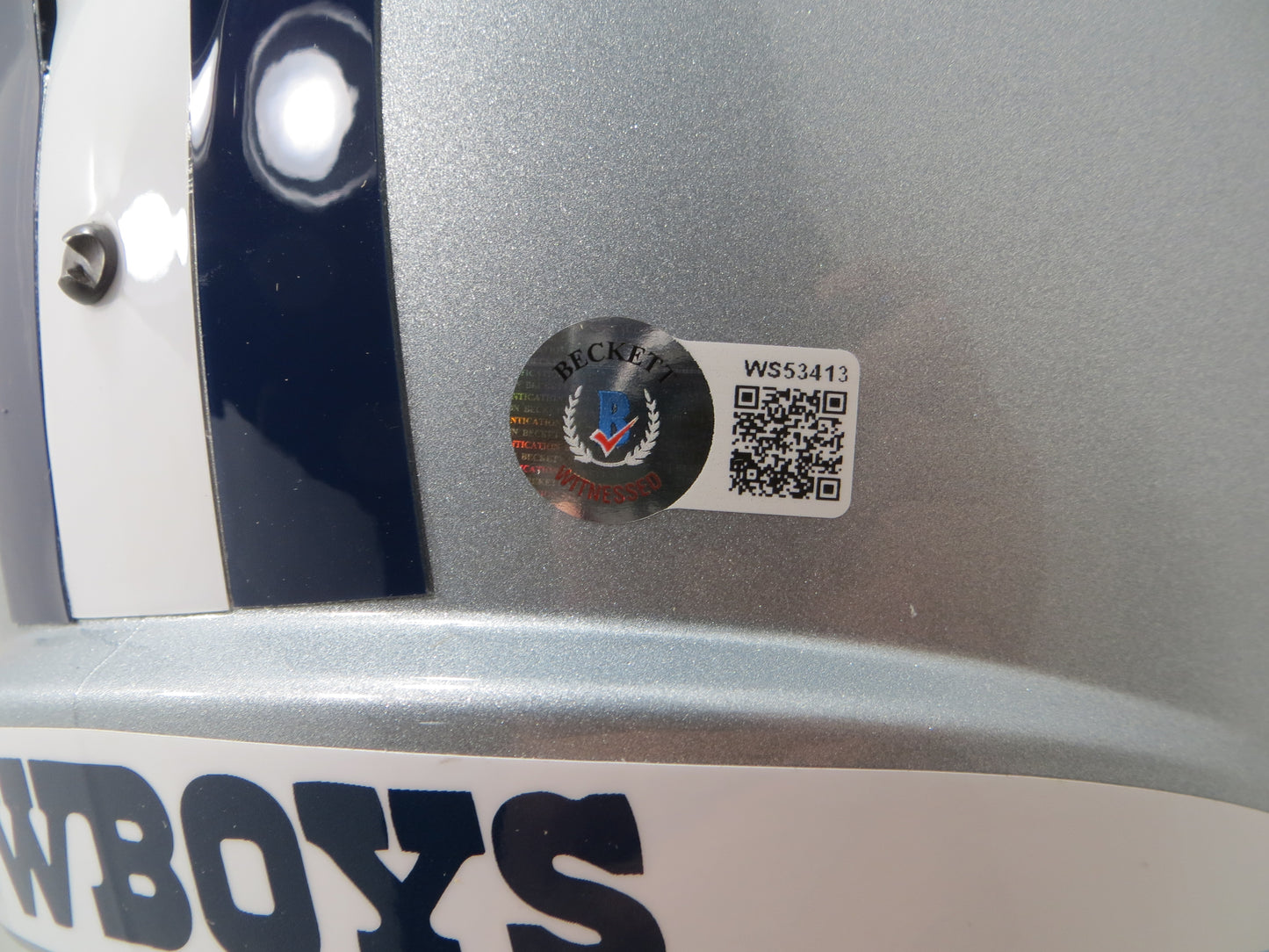 BOB LILLY SIGNED DALLAS COWBOYS RIDDELL FULL SIZE HELMET w10STATS BAS