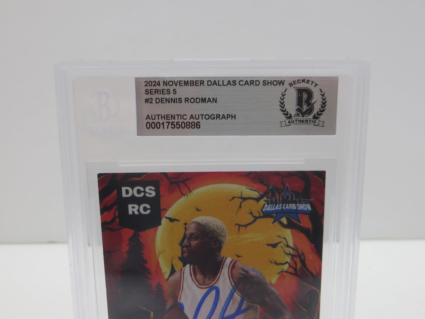 2024 NOVEMBER DALLAS CARD SHOW SERIES 5 DENNIS RODMAN BGS 10 AUTO