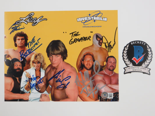 INVESTABILIA by the DALLAS CARD SHOW SIGNED 8x10 Yellow PHOTO Von Erich +MORE BAS
