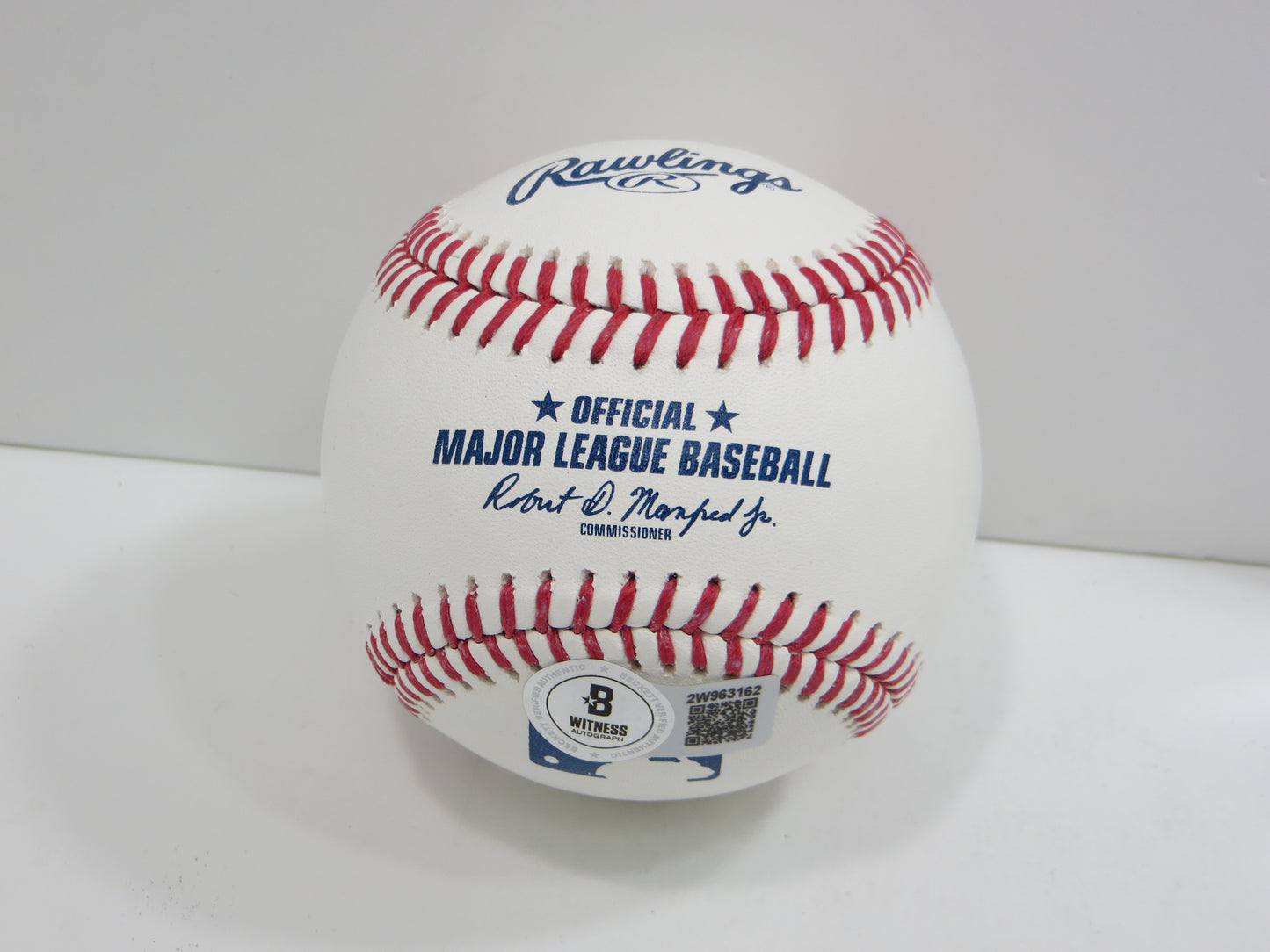 SEBASTIAN WALCOTT TEXAS RANGERS SIGNED RAWLINGS OML BASEBALL BAS COA