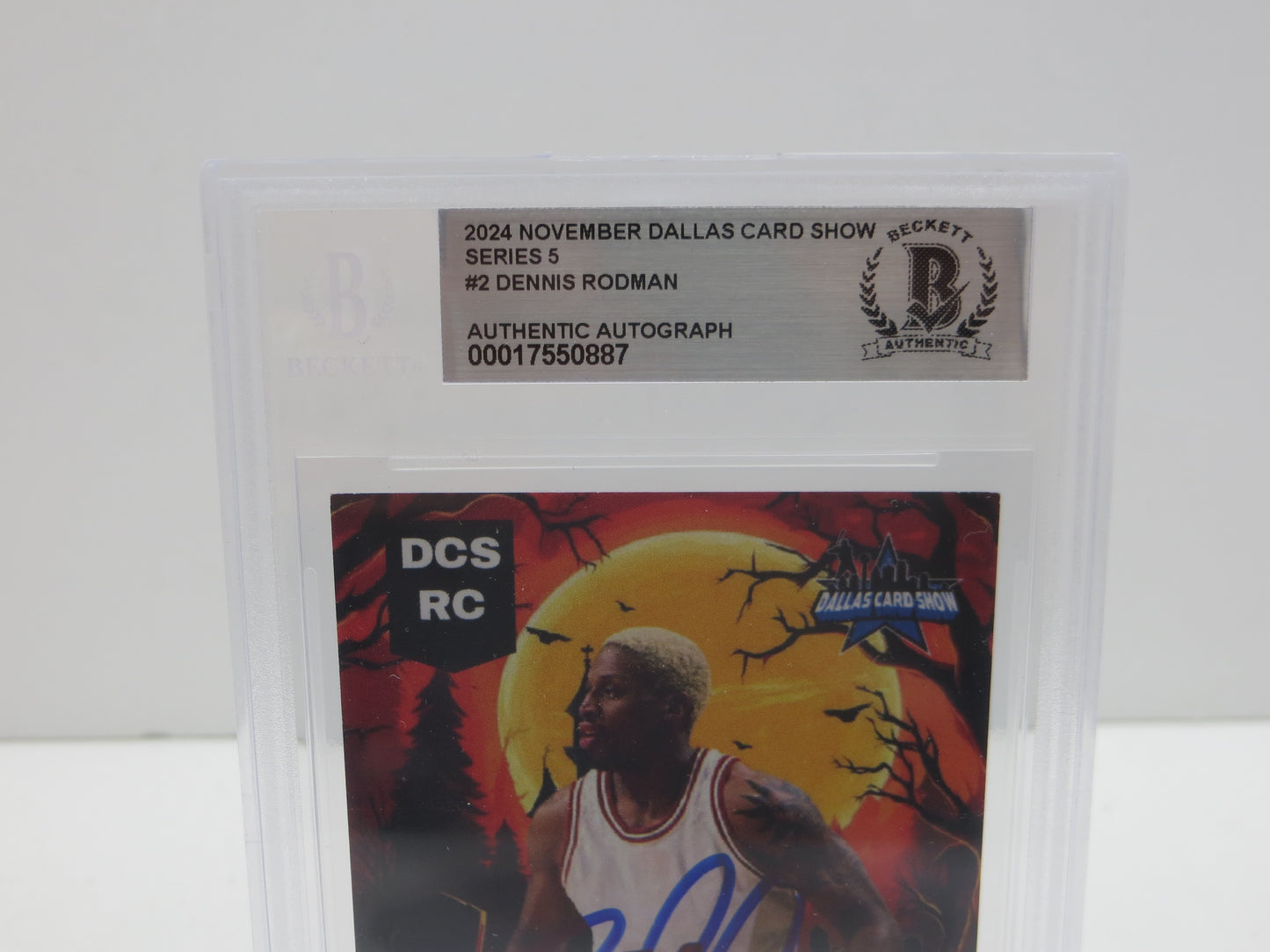 2024 NOVEMBER DALLAS CARD SHOW SERIES 5 DENNIS RODMAN BGS 10 AUTO