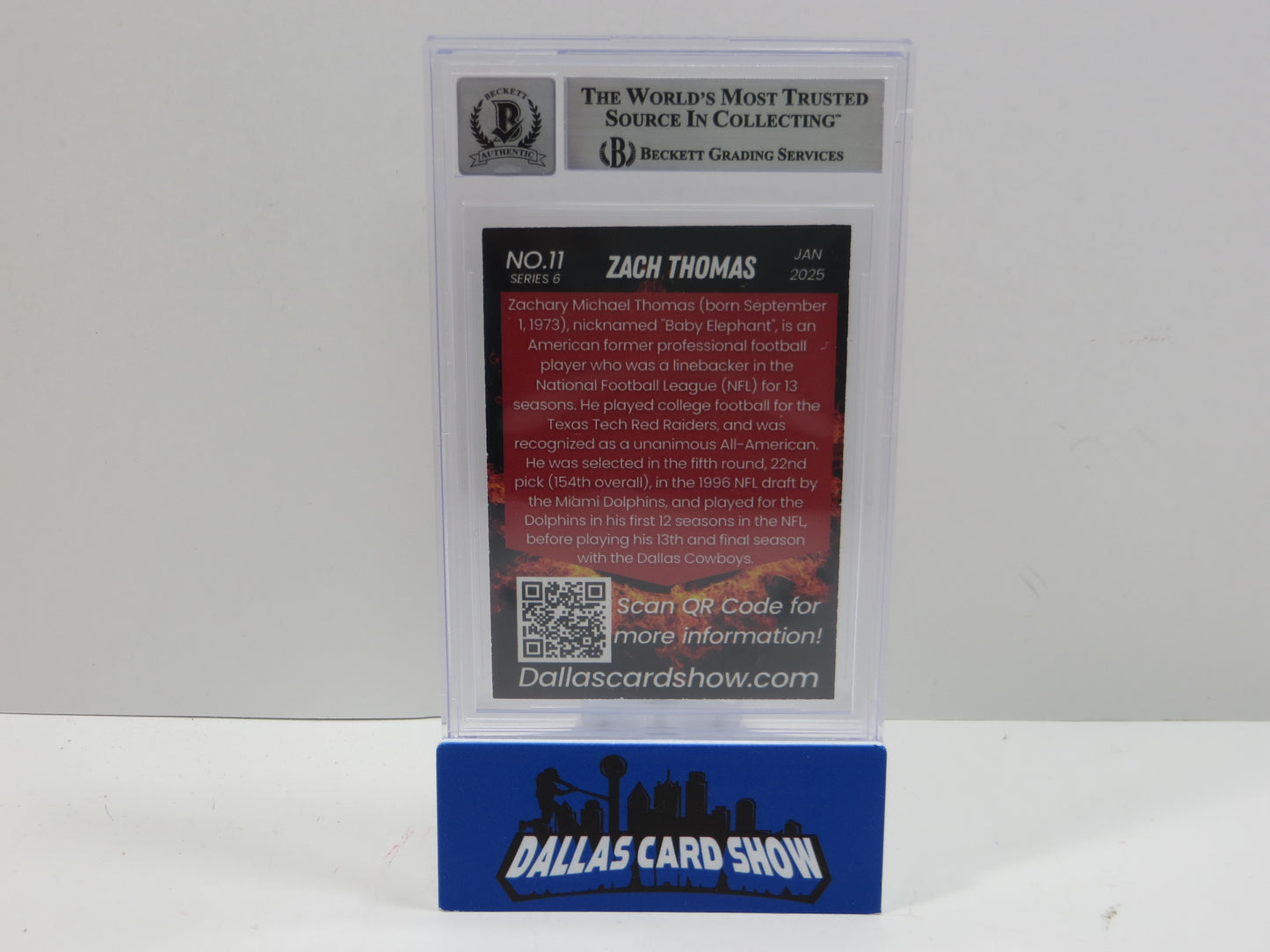 2025 JANUARY DCS SERIES 6 #11 ZACH THOMAS BGS 10 AUTO