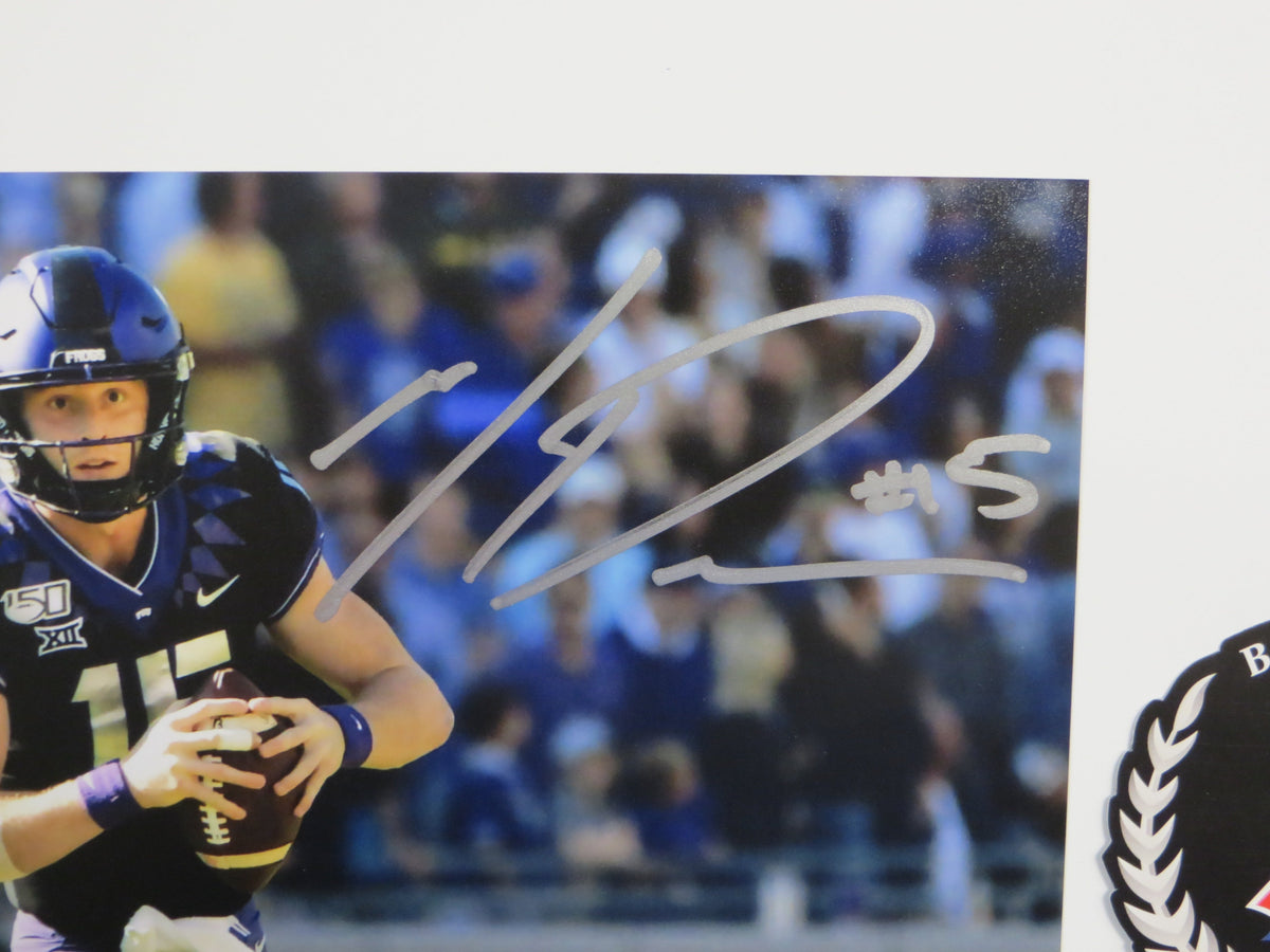 MAX DUGGAN TCU HORNED FROGS SIGNED 8x10 PHOTO Rollout BAS