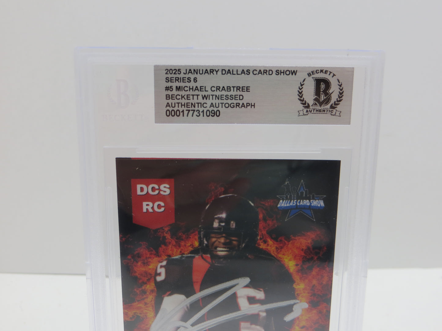 2025 JANUARY DCS SERIES 6 #5 MICHAEL CRABTREE BGS 10 AUTO