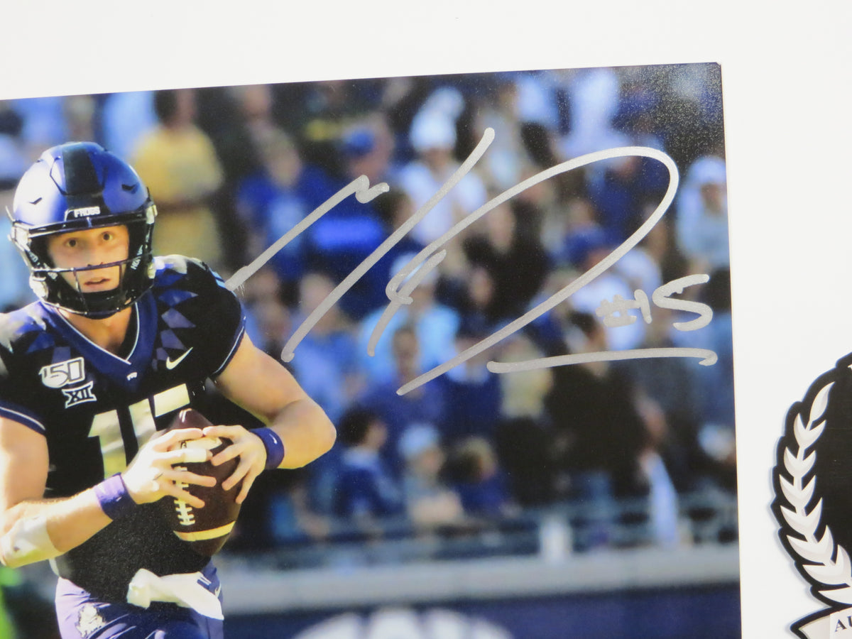 MAX DUGGAN TCU HORNED FROGS SIGNED 8x10 PHOTO Rollout BAS