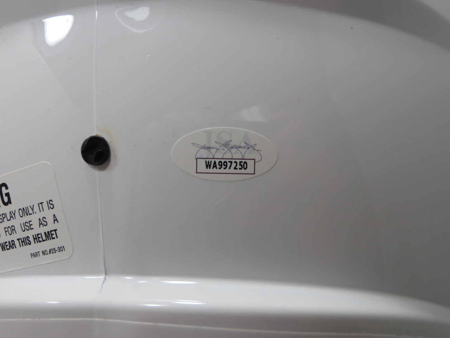 JOHNNY MANZIEL SIGNED TEXAS A&M AGGIES FULL SIZE White HELMET w/JOHNNYFB JSA