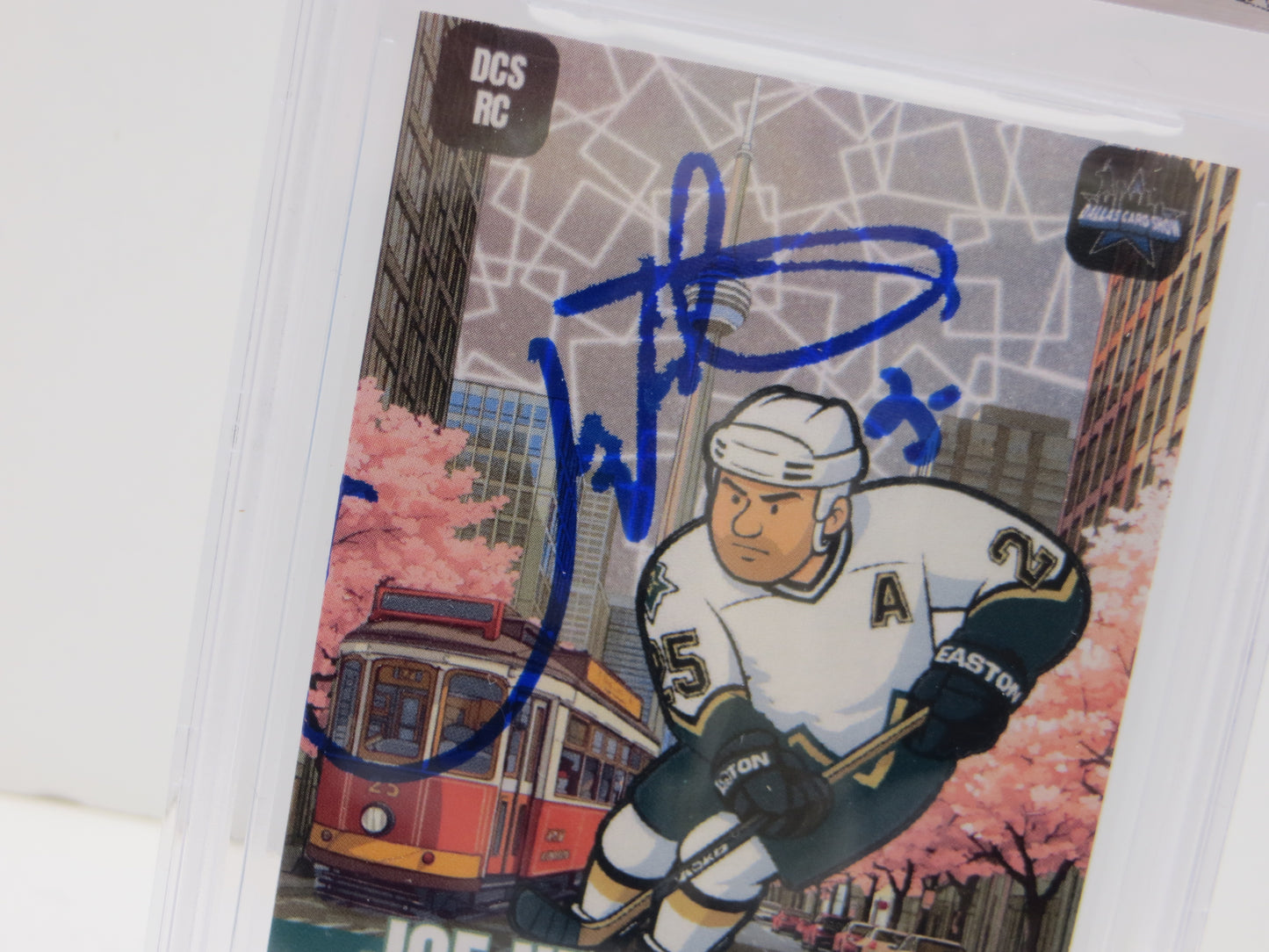 2025 NOVEMBER DALLAS CARD SHOW #3 JOE NIEUWENDYK BECKETT WITNESSED AUTHENTIC AUTO