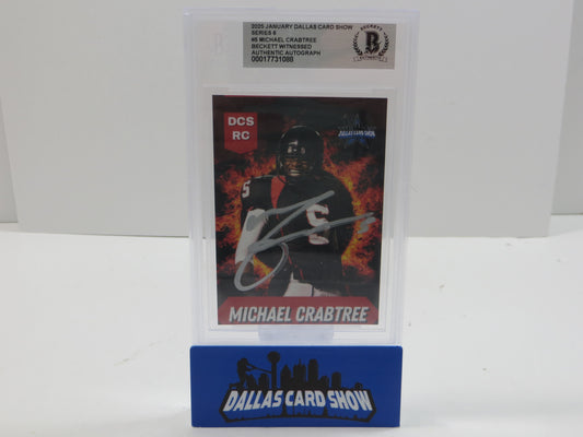 2025 JANUARY DCS SERIES 6 #5 MICHAEL CRABTREE BGS 10 AUTO