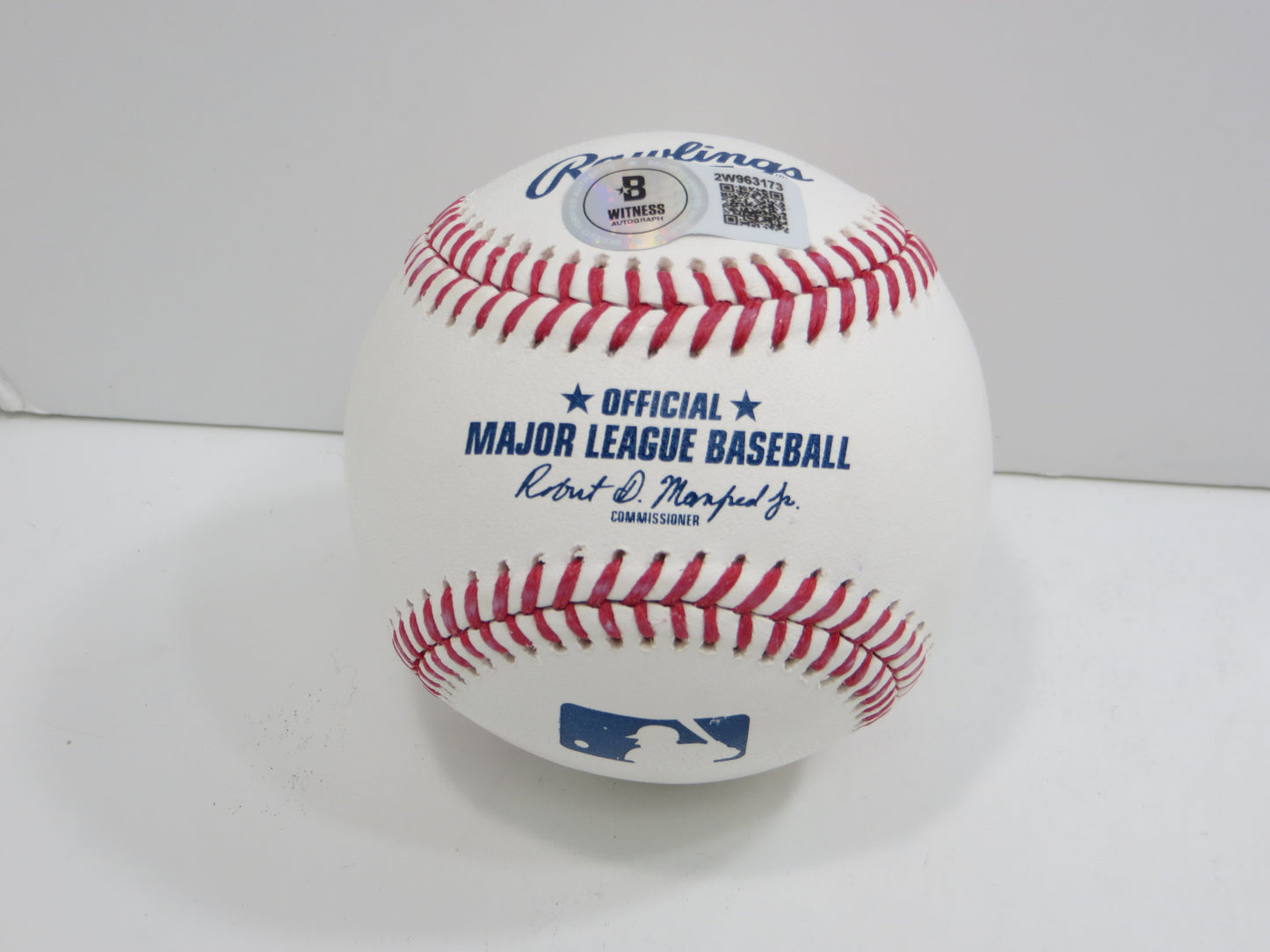 SEBASTIAN WALCOTT TEXAS RANGERS SIGNED RAWLINGS OML BASEBALL BAS COA