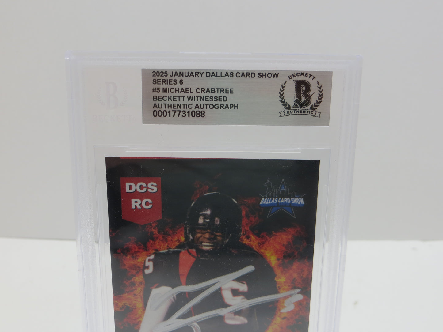 2025 JANUARY DCS SERIES 6 #5 MICHAEL CRABTREE BGS 10 AUTO