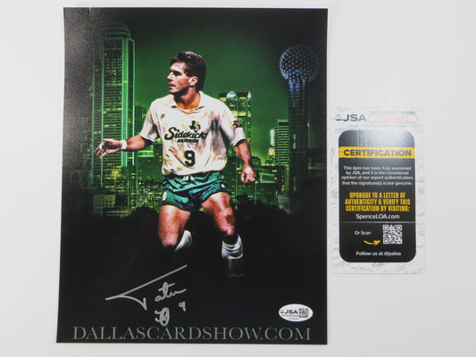 TATU DALLAS SIDEKICKS SIGNED Custom Edit 8x10 PHOTO JSA COA