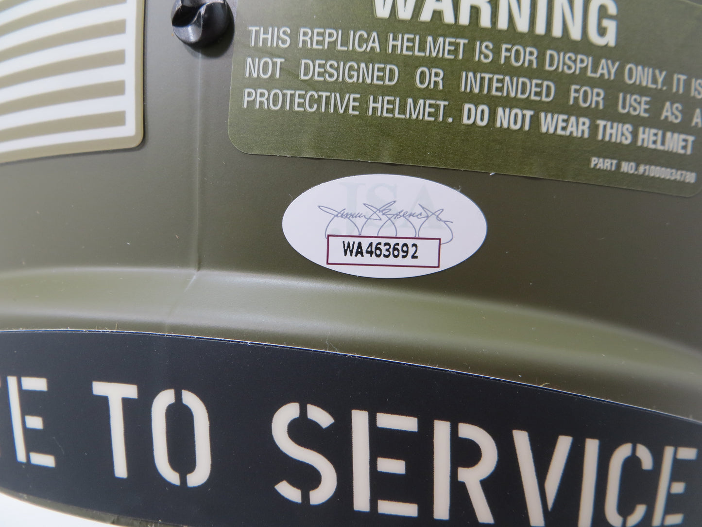 BOB LILLY SIGNED DALLAS COWBOYS FULL SIZE Salute to Service HELMET w/4INSCs JSA