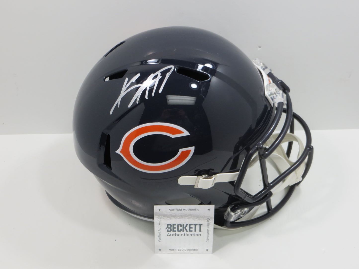 KEENAN ALLEN CHICAGO BEARS SIGNED RIDDELL SPEED FULL SIZE Helmet BAS COA