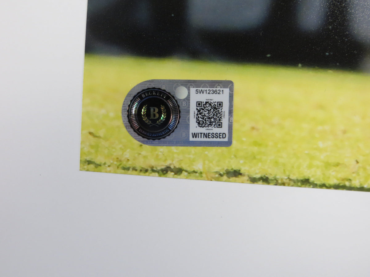 MAX DUGGAN TCU HORNED FROGS SIGNED 8x10 PHOTO Rollout BAS