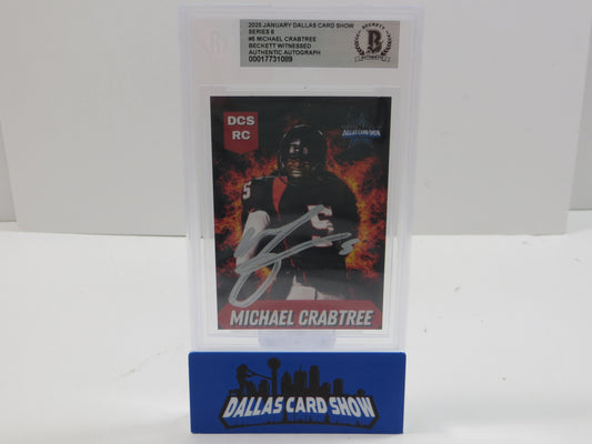 2025 JANUARY DCS SERIES 6 #5 MICHAEL CRABTREE BGS 10 AUTO