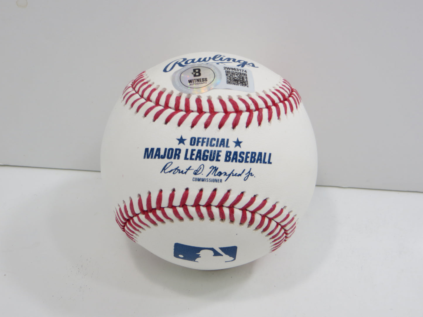 SEBASTIAN WALCOTT TEXAS RANGERS SIGNED RAWLINGS OML BASEBALL BAS COA